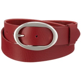 MGM Women's Belt - Red - Rot (Dunkelrot) - L