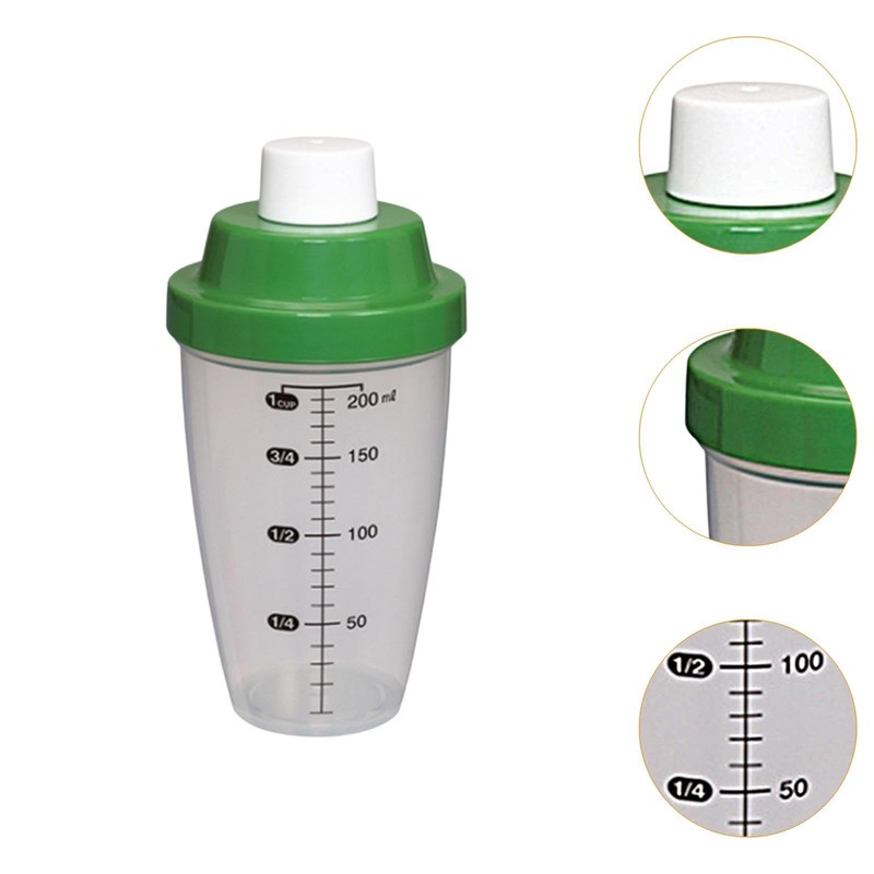 Generic Protein Shaker Bottle 200ml Small for Protein Mixes Multifunction
