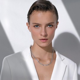 Chain Necklace for Men 925 Sterling Silver Italy 5mm Figaro Necklace Chains Necklaces Mens Jewelry