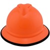 Vented Full Brim Hard Hats with Ratchet Suspensions and Safety