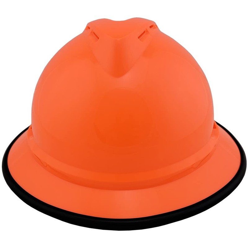 Vented Full Brim Hard Hats with Ratchet Suspensions and Safety