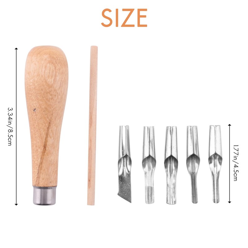 Giyofom Block Cutting Stamp Carving Tools with 5 Blades Printing