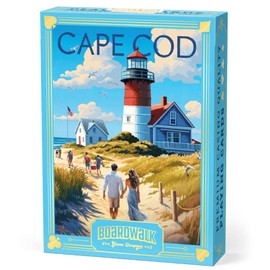 Boardwalk Puzzles Premium Featherlight Unique Playing Cards, Fun Themed Deck for Home and Travel | Cape Cod