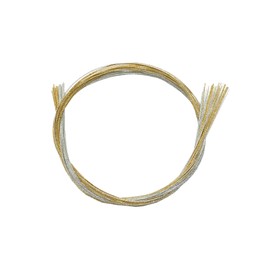 Tokusaya Hagoromo Mizuhiki (Made in Japan) 2 Colors, Set of 15 Pieces, Gold/Silver, Total of 30 Pieces, Hair Ornaments and Water Ornaments