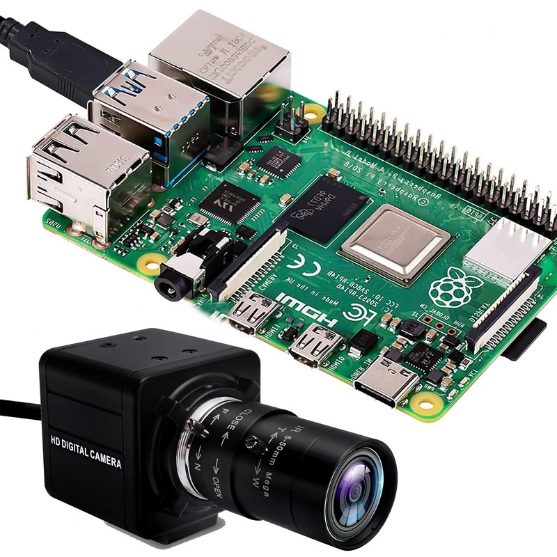 IFWATER 4K Ultra HD 5-50mm Zoom Manual Lens USB Web