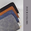 A5 Leather Notebook Portfolio Budget Planner PU Leather Cover with
