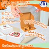 MT Products Custom Printed Bakery Boxes - 6" x 6"