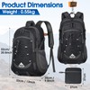 Hiking Backpack Men Women 40L Waterproof Backpack Foldable Lightweight Travel