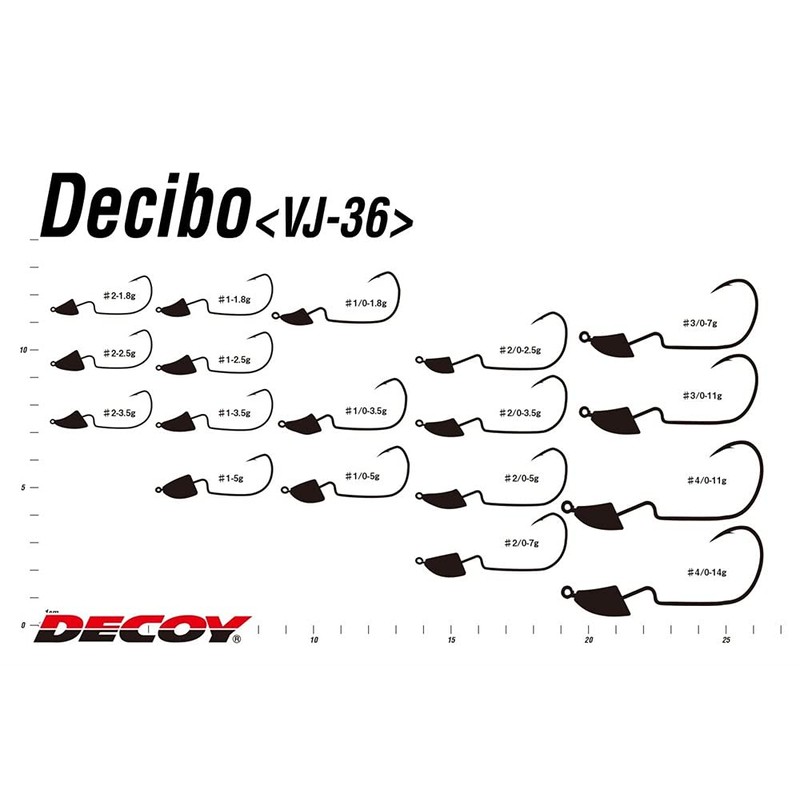 Katsuichi Decoy VJ-36 Decibo #3/0-7g (1/4oz)