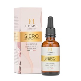 EFFEMME COSMETIC Pure Hyaluronic Acid Face Serum 50ml Vitamin C and E Serum, Hyaluronic Acid Organic Vitamin C Face Serum Anti-wrinkle, Anti-spot, Illuminating Serum Also Ideal as an Eye Contour
