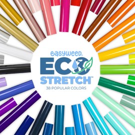 Siser EasyWeed EcoStretch Heat Transfer Vinyl, 11.8" x 5ft Roll (Green) - Compatible with Siser, Cricut, Silhouette and Other Professional/Craft Cutters - CPSIA Certified