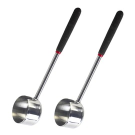 Ciieeo 2Pcs Coconut Opening Tool Professional Coconut Cracker Kit with Shock Absorbing Grip Stainless Steel Hammer for Easy Coconut Opening and Catering Use