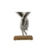 27th Anniversary Holding Hands Decoration – Free Standing Rustic Metal