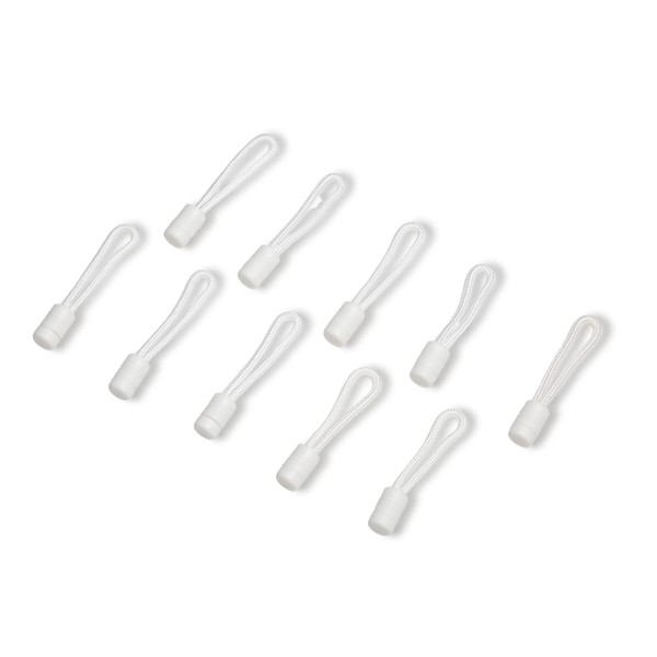 Stayput White Pull Cords - 10 Pack, Used with Shock Cords & Zippers for Canvas Sold Separately