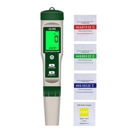 WANGCL 10 In1 LCD Digital Meter Tester Soil Testing Kit for Garden PH/TDS/EC/Salinity salinity/ORP/H2 Hydrogen-rich/S.G/Temperature/Nutrient fertility/Resistivity