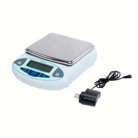 U.S. Solid Digital Precision Scale Analytical Balance Electronic Lab Scale 0.01 g (5KG), 4pcs 500 g Calibration Weight