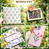 Papryn 72 Pcs Flower Stencils Set for Crafts Reusable Flower