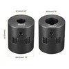 sourcing map Flexible Coupling Shaft 14 mm to 20 mm