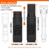 bvya 2 Pack Tactical Molle Flashlight Pouch Holster Case Belt