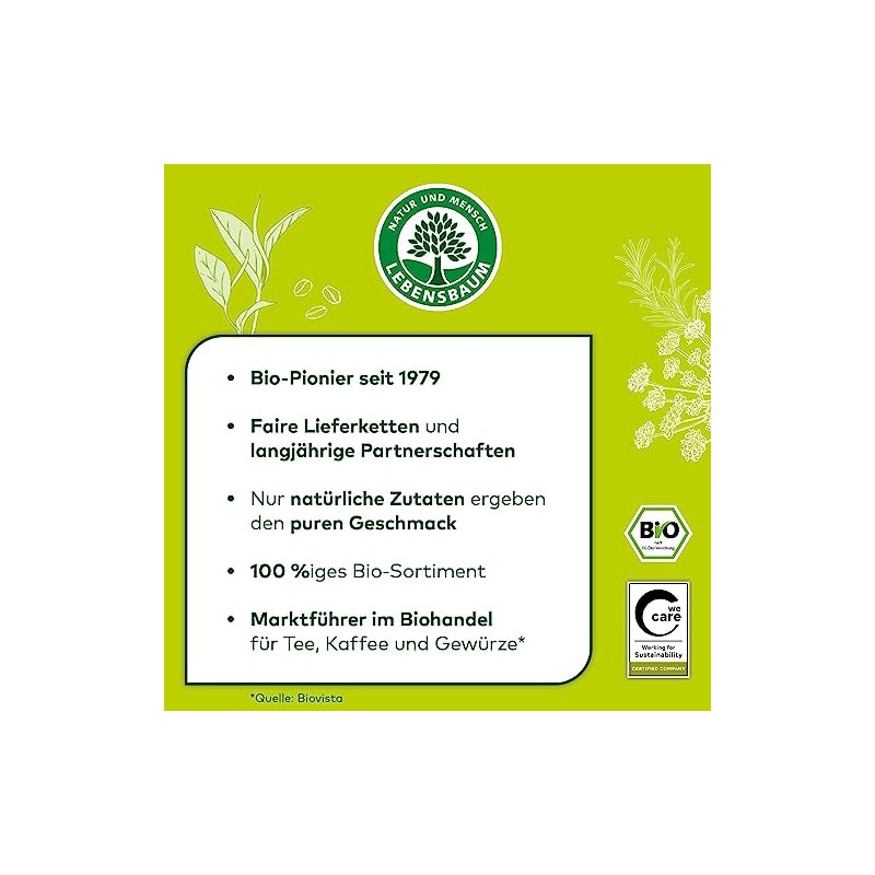 Lebensbaum Bio Kräutertraum, 20 Sachets x 1.5 g Herbal Tea