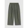 JAJU [JAJU] Women's Crisp Easy Banding Pants_Khaki