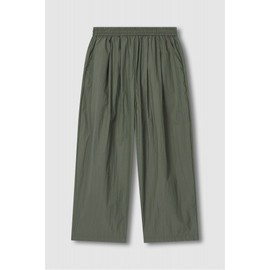JAJU [JAJU] Women's Crisp Easy Banding Pants_Khaki
