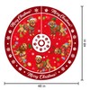Golden Retriever Christmas Tree Skirt 48 Inch for Indoor Outdoor