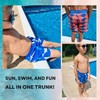 BIG ELEPHANT Pack of 2 Boys' Swimming Shorts with Compression