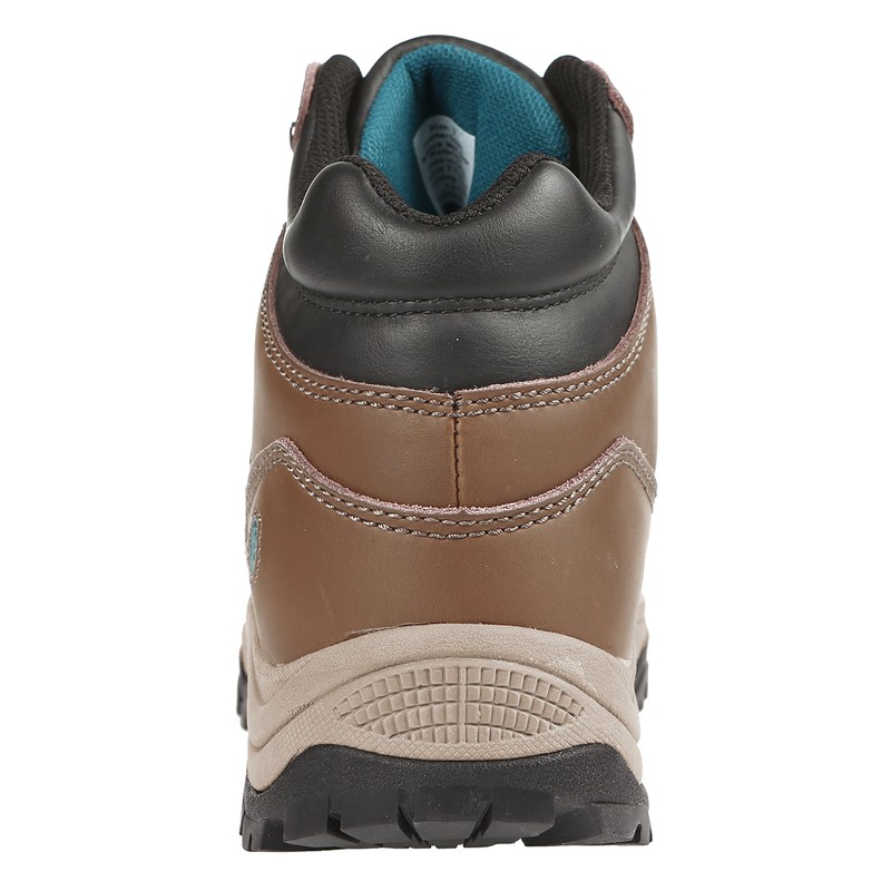 Northside Women's Apex Lite Waterproof Hiking Boot, Medium Brown/Teal, 8
