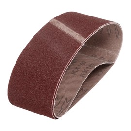 HARFINGTON 4 x 24 Inch Sanding Belts, 2 Pcs 80 Grits Aluminum Oxide Abrasive Belt Sander File Belt for Woodworking, Metal Polishing, Knife Sharpener