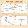 Geosar 32 Pack Wire Buffet Rack Stand Folding Chafing Stand
