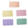 Sowaka 100 Pcs Mini Cards Blank Colorful Round Corner Cardboard