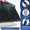 Angle Broom Heavy Duty Broom for Indoor Outdoor Clean(Black&Yellow)