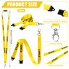 30Pcs Yellow Staff LANYARDS Staff Badge Lanyard Keychain Lanyards Wrist