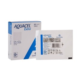 CONVATEC Aquacel Extra 2" X 2" Hydrofiber Wound Dressing BX of 10