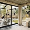 Lexziuo 30PCS Bird Anti-Collision Window Stickers - Large UV Reflective