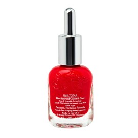 Nailtopia - Plant-Based Chip Free Nail Lacquer - Non Toxic, Bio-Sourced, Long-Lasting, Strengthening Polish - Goodnight Kiss (Red With Blue Undertones) - 0.41oz