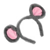 Beavorty 5pcs Plush Grey Mouse Ears Hairband Durable Animal Cosplay