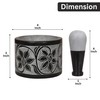 Divit Shilp Mortar and Pestle, Made of Heavy Duty Polished