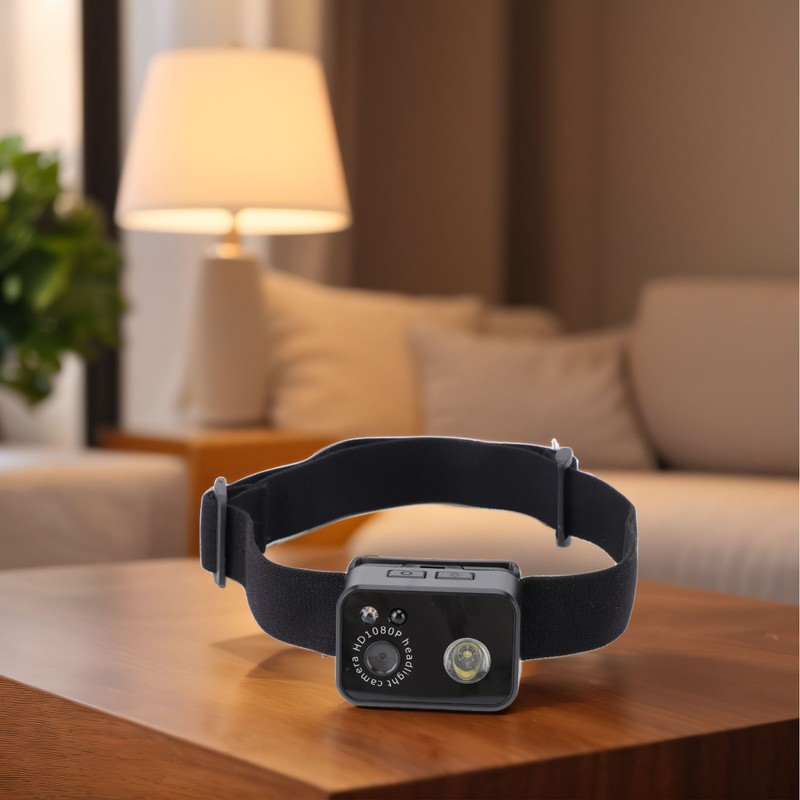 Headlamp Camera 3W LED 1080P 2MP Smart Sensor Headlamp Wearable