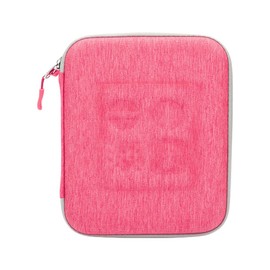 PROfezzion for Yoto Card Holder Case, Card Album up to 88 Cards, Transparent Protective Pages & Angled Pockets for Convenient Access, Zipper Design with Carry Strap, Storage Card Organizer (Pink)