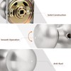 GOBEKOR 10 Pack Passage Door Knobs Keyless Interior Door Knobs