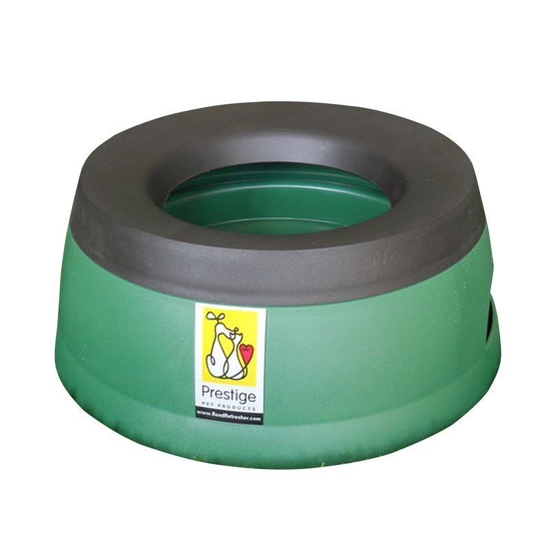 Road Refresher Non-Spill Travel Water Bowl, Small, Cream