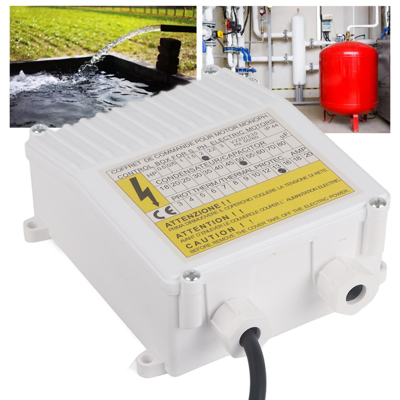 Pump Control Box Bulit in Thermal Protection Circuit Breaker Controller