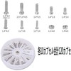120 Pcs Eyeglass Screws, Sunglasses Screws, Repair Tools, Watch Repair,