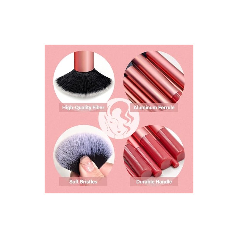 Makeup Brushes Set, Mlemle Professional 26 Pcs Makeup Kit, Include