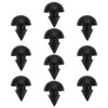 eMagTech Pack of 10 Black Temperature Resistant Rubber Buffer Feet