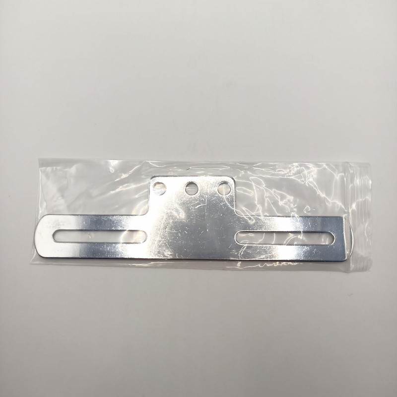 1Pcs Silver Metal Easy Installation Motorcycle License Plate Holder Frame,Universal