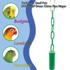 3001 Small Green Chime Pipe Ringer M&M Bird Toys Colorful