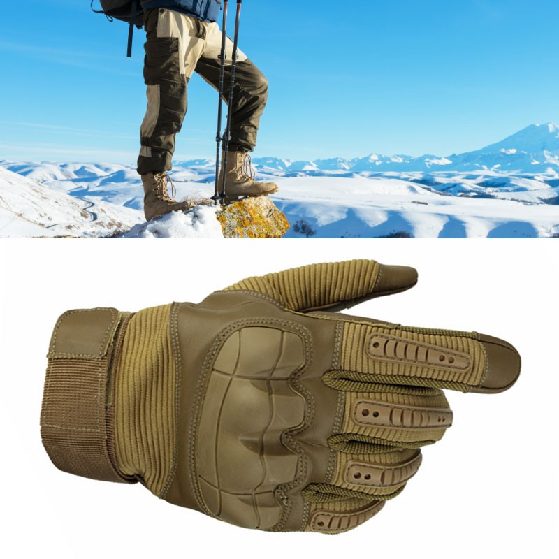 Motorcycle Gloves Hard Knuckle Breathable Good Grip Anti Slip Full
